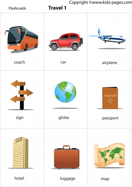 Travel 1 flashcard